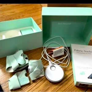 Turquoise Owlet Dream sock- smart smock for infants/babies